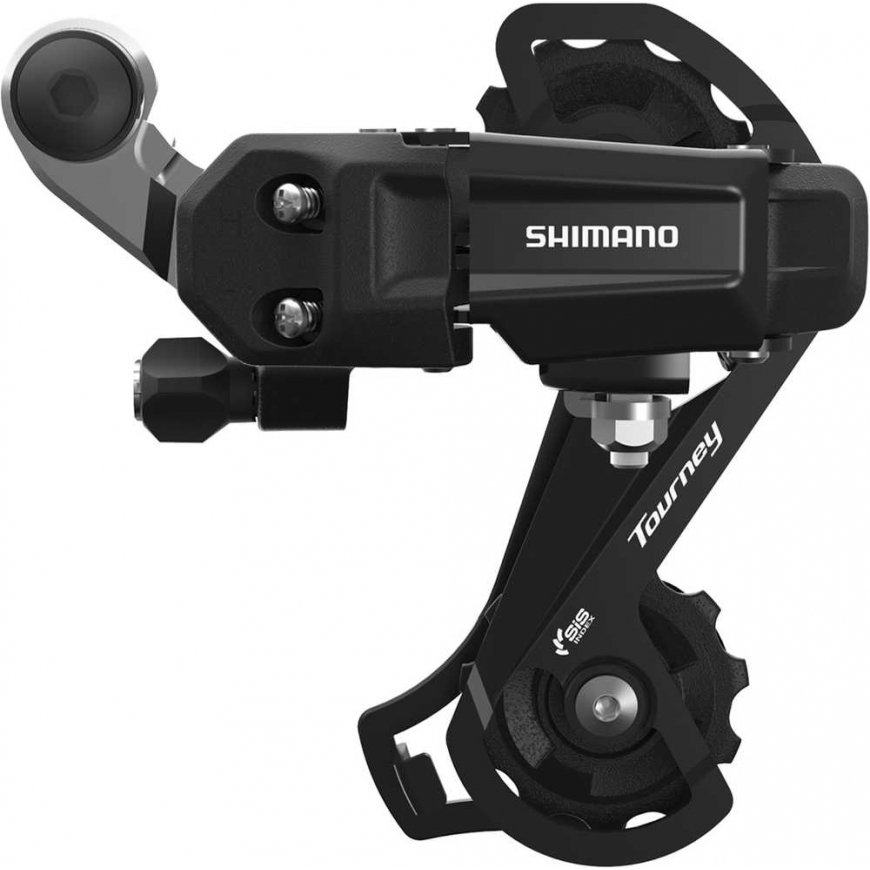 Pārnesumu sviras SHIMANO TOURNEY RD-TY200 SS tips 6/7 ātra klasiskā atsperes melns bal