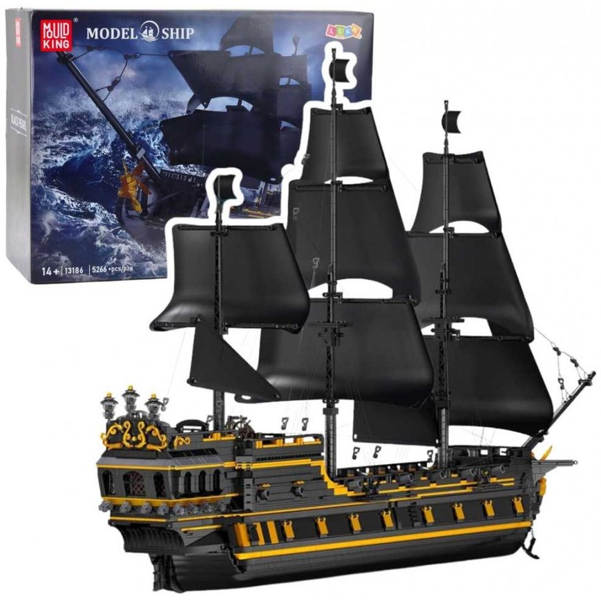 Конструктор Lean Toys "Черная Перла" корабль, 5266 деталей