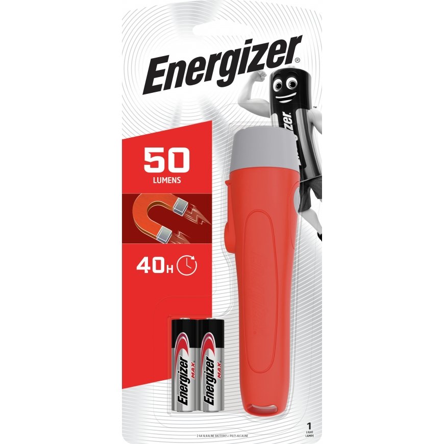 Energizer Magnet LED Torch Juoda, Pilka Rankinis žibintuvėlis