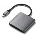 Satechi ST-H4CPDM interface hub USB Type-C 10000 Mbit/s Grey
