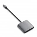 Satechi ST-H4CPDM interfeisa centrmezgls USB Veids-C 10000 Mbit/s Pelēks Satechi ST-H4CPDM interfeisa centrmezgls USB Veids-C 10000 Mbit/s Pelēks