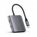 Satechi ST-H4CPDM хаб-разветвитель USB Type-C 10000 Мбит/с Серый Satechi ST-H4CPDM хаб-разветвитель USB Type-C 10000 Мбит/с Серый