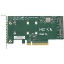 Supermicro AOC-SLG3-2M2 sąsajos plokštė / adapteris Vidinis M.2 Supermicro AOC-SLG3-2M2 sąsajos plokštė / adapteris Vidinis M.2