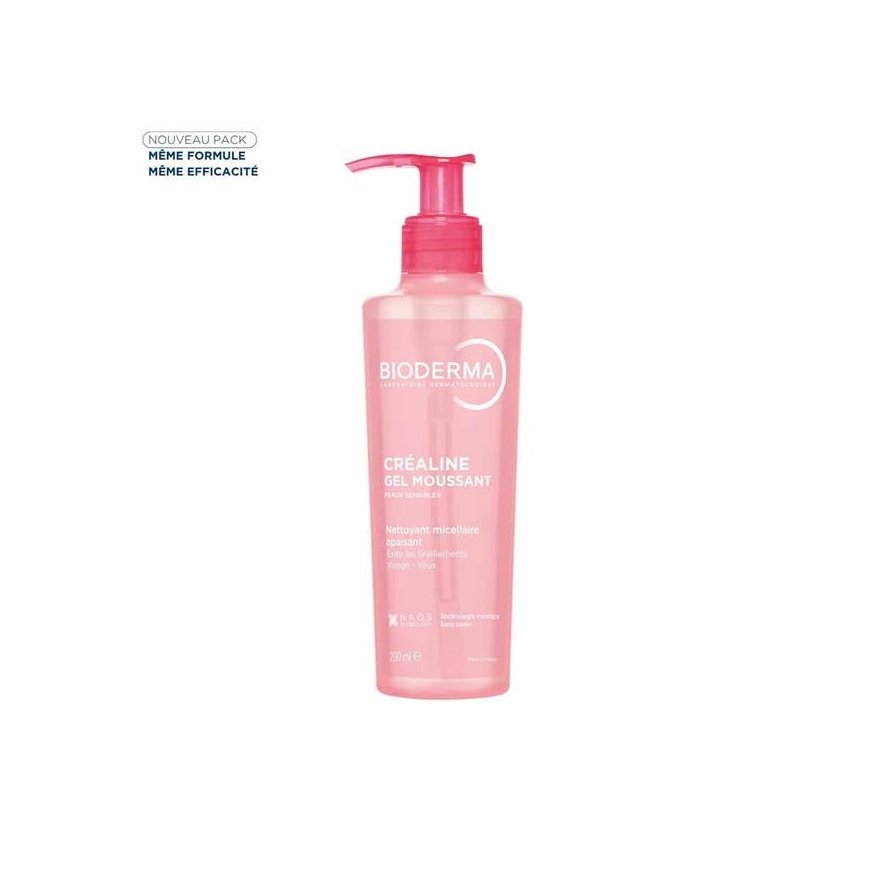 Bioderma valomasis gelis jautriai odai Créaline (Putojantis gelis)