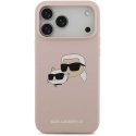 Karl Lagerfeld skysto silikona dvigubās galviņas „MagSafe“ vāciņš, kas paredzēts „Apple iPhone 17 Pro Max“. Karl Lagerfeld skysto silikona dvigubās galviņas „MagSafe“ vāciņš, kas paredzēts „Apple iPhone 17 Pro Max“.