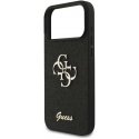 "Guess PU" fixed glitter 4G metal logo case for Apple iPhone 17 Pro Max. "Guess PU" fixed glitter 4G metal logo case for Apple iPhone 17 Pro Max.