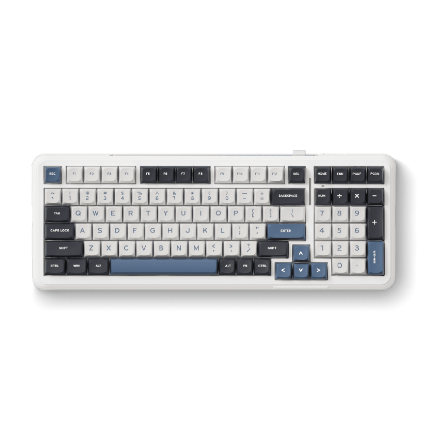 Blue Keyboard MCHOSE K99 (Navy Blue) - KTT Hyacinth Switches