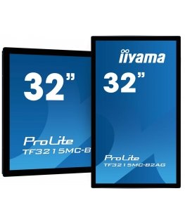 iiyama ProLite TF3215MC-B2AG monitori 80 cm (31.5") 1920 x 1080 pikseļi Full HD LED Skārienjūtīgais ekrāns Kiosk Melns