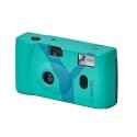 Yashica MF-1 Compact film camera 35 mm Turquoise