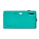 Yashica MF-1 Compact film camera 35 mm Turquoise