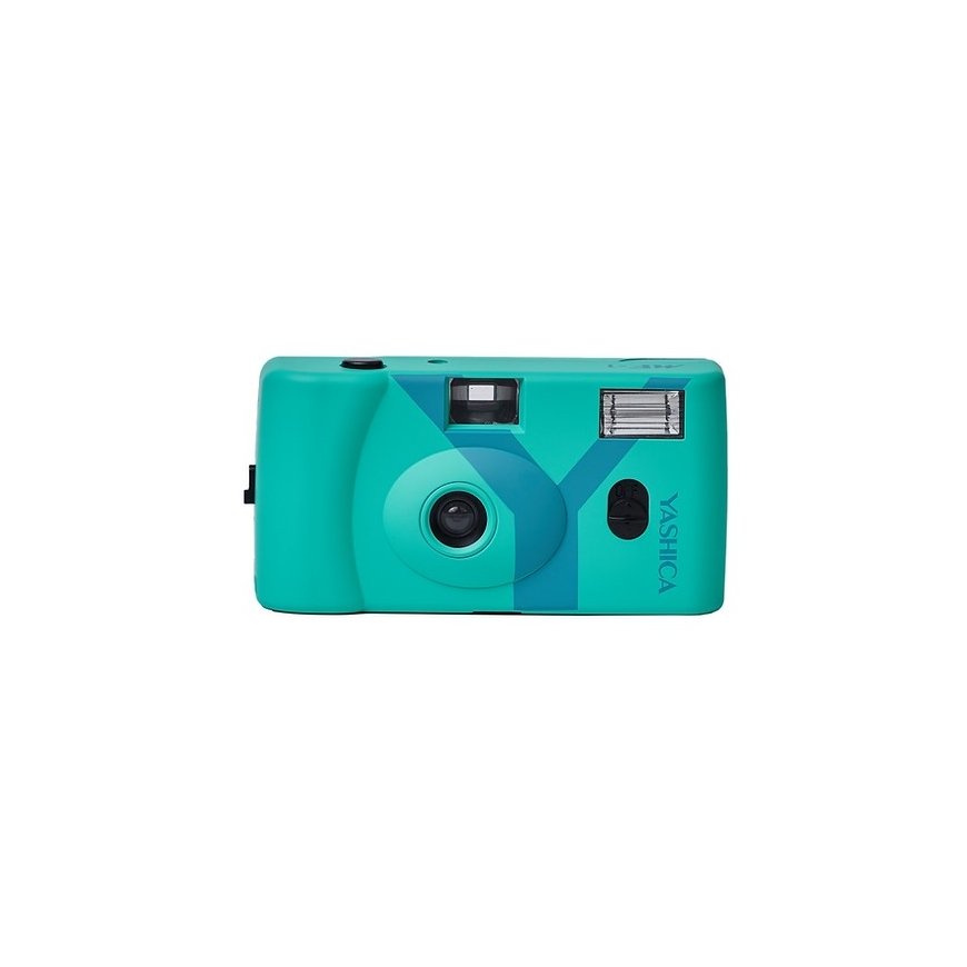 Yashica MF-1 Compact film camera 35 mm Turquoise – 3