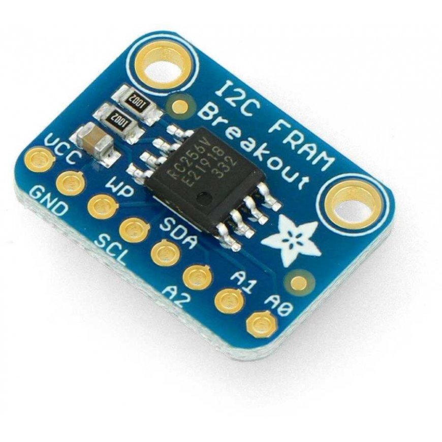 MB85RC256V, 256Kb / 32KB FRAM nepastovioji I2C atmintis, Adafruit 1895