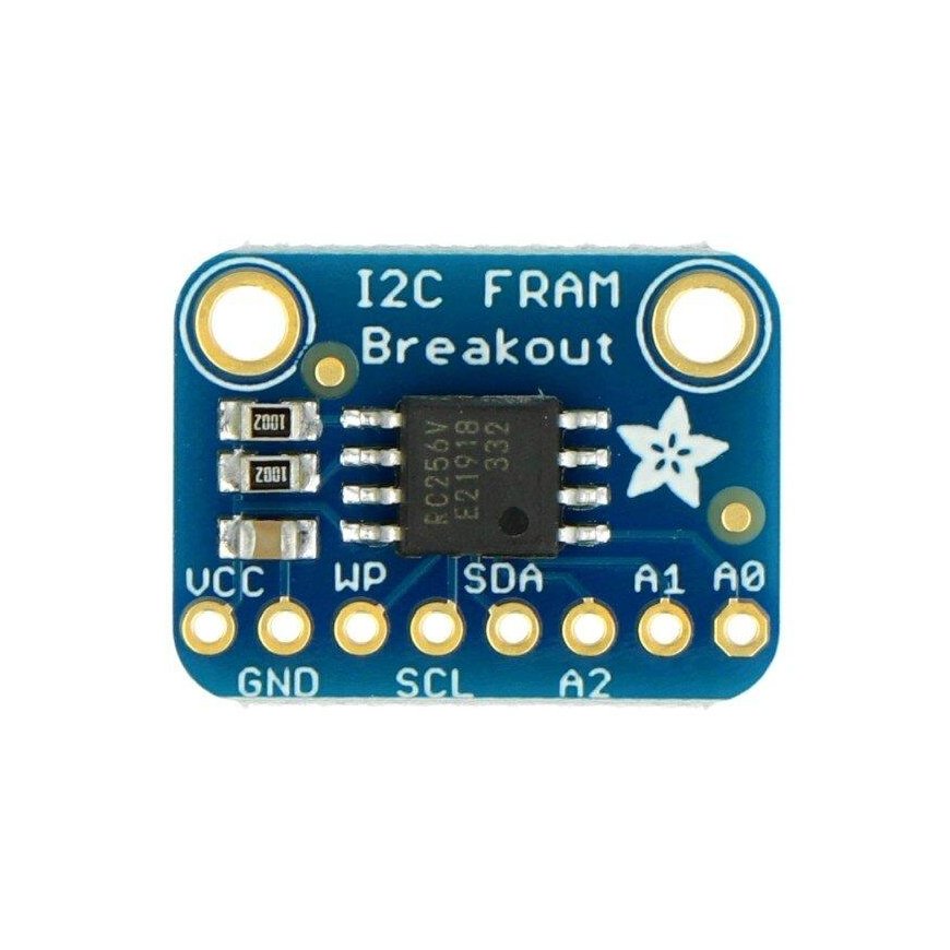 MB85RC256V, 256Kb / 32KB FRAM nepastovioji I2C atmintis, Adafruit 1895 – 3