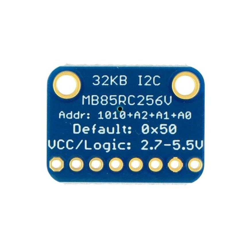MB85RC256V, 256Kb / 32KB FRAM non-volatile I2C memory, Adafruit 1895 – 4