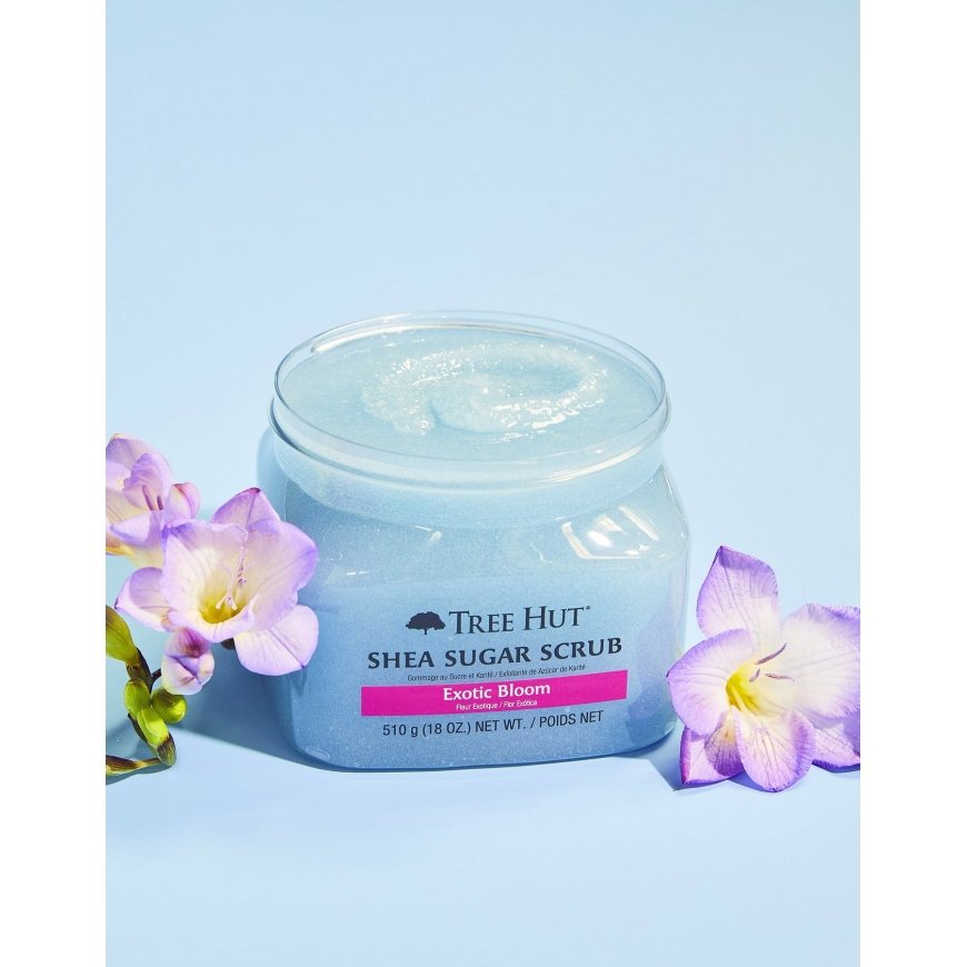 Tree Hut Exotic Bloom Ķermeņa skrubis 510 g – 2