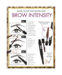 Sleek MakeUP, Brow Intensity, Mascara & Highlighter 2-In-1, Medi