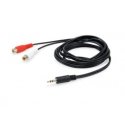 Equip 147093 audiokaabel 250 m 2 x RCA 3.5mm Must Equip 147093 audiokaabel 250 m 2 x RCA 3.5mm Must