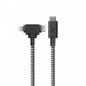 Native Union Belt Duo Pro mobiliojo telefono laidas Juoda, Balta 1,5 m USB C USB C/Lightning Native Union Belt Duo Pro mobiliojo telefono laidas Juoda, Balta 1,5 m USB C USB C/Lightning