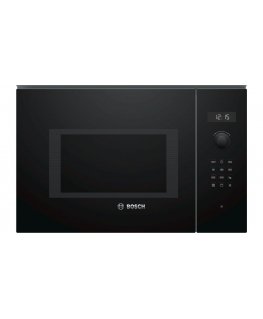 Bosch Serie 6 BEL554MB0 mikroaaltouuni musta, Ruostumaton teräs Yhdistelmämikroaaltouuni Kiinteä 25 L 900 W