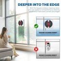Riff RF-SQU601 Kantains langų valymo robotas 72W 100-240V 3 režimai Riff RF-SQU601 Kantains langų valymo robotas 72W 100-240V 3 režimai