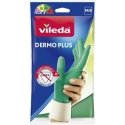Vileda Dermo Plus 'M' kindad roheline puuvill, nitrail Vileda Dermo Plus 'M' kindad roheline puuvill, nitrail