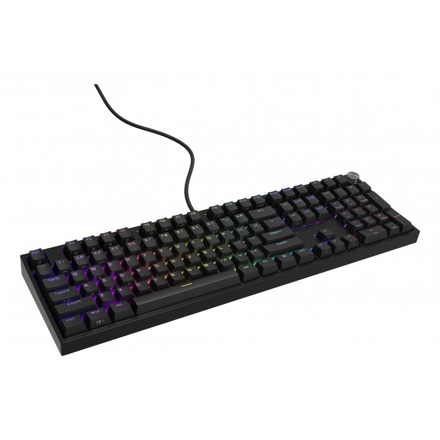 GENESIS THOR 404 tastatūra Universāls USB QWERTY Angļu Melns