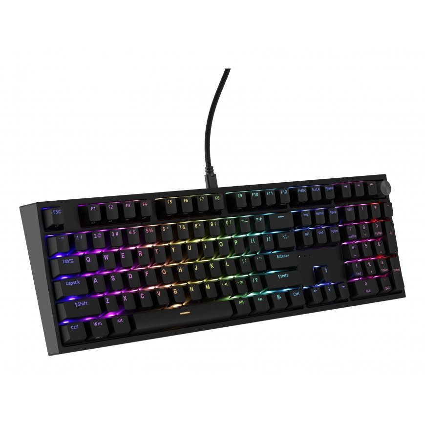 GENESIS THOR 404 klaviatuur Universaalne USB QWERTY Inglise Must – 5