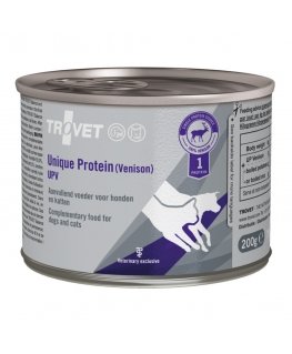 TROVET Unique Protein UPV Peura - märkäruoka koirille ja kissoille - 200g