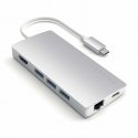 Satechi ST-TCMA2S knyginių kompiuterių dokas / jungčių replikatorius USB 3.2 Gen 1 (3.1 Gen 1) Type- Satechi ST-TCMA2S knyginių kompiuterių dokas / jungčių replikatorius USB 3.2 Gen 1 (3.1 Gen 1) Type-