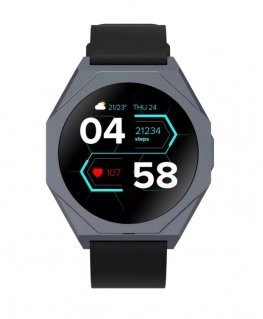 Canyon OTTOSW86BK Viedpulkstenis un sporta pulkstenis Digitāls Skārienjūtīgais ekrāns Melns