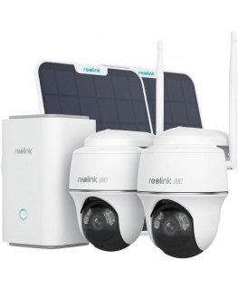 Reolink Home Hub Kit surveillance system, Home Hub + 2 x Argus PT Ultra with solar panel