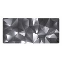 ENDORFY Crystal Black XL Mänguri hiire padi Must, Hall, Valge