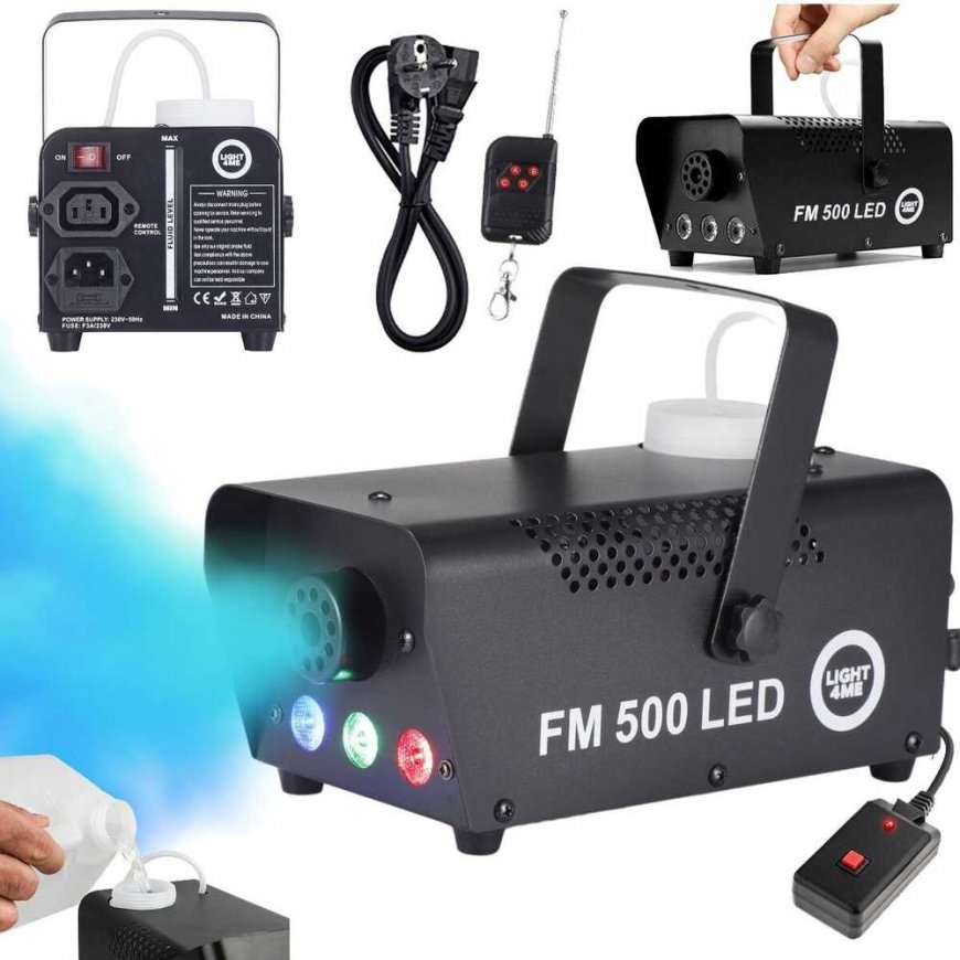 LIGHT4ME FM 500 LED V2 fog machine remote control – 2