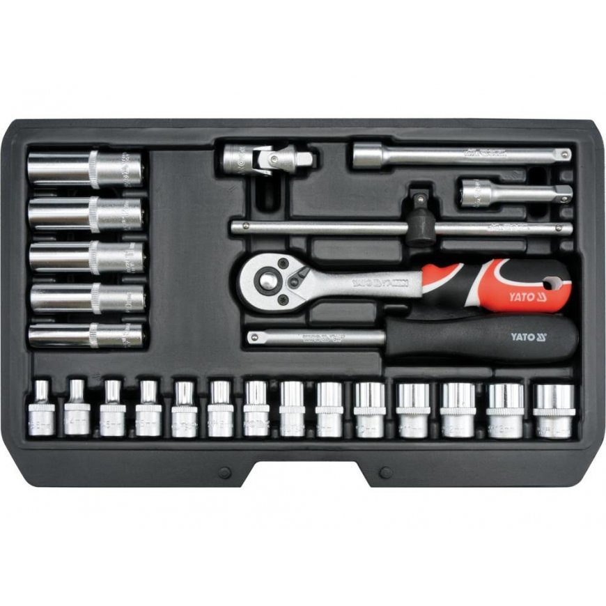 Yato YT-14461 mehaanika tööriistakomplekt 25 tööriistad