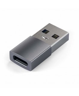 Satechi ST-TAUCM kabelių lizdinio / kištukinio jungčių tipo keitiklis USB-A USB-C Pilka