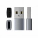 Satechi ST-TAUCM kaapelin sukupuolenvaihtaja USB-A USB-C Harmaa Satechi ST-TAUCM kaapelin sukupuolenvaihtaja USB-A USB-C Harmaa