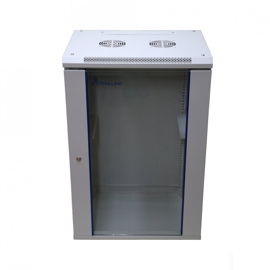 Extralink 18U 600X600 WALL-MOUNTED RACKMOUNT CABINET