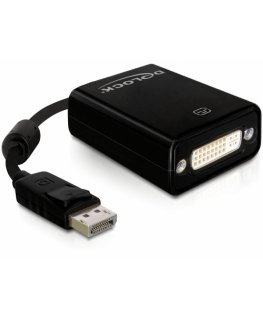 DeLOCK 61847 видео кабель адаптер 0,125 m DisplayPort DVI-I Черный