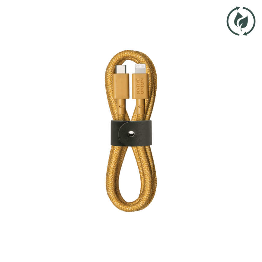 Native Union Belt Cable XL 100W - USB-C to USB-C Cable, 3 m (navy)