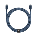 Native Union Belt Cable XL 100W - USB-C uz USB-C kabelis, 3 m (tumši zils) Native Union Belt Cable XL 100W - USB-C uz USB-C kabelis, 3 m (tumši zils)