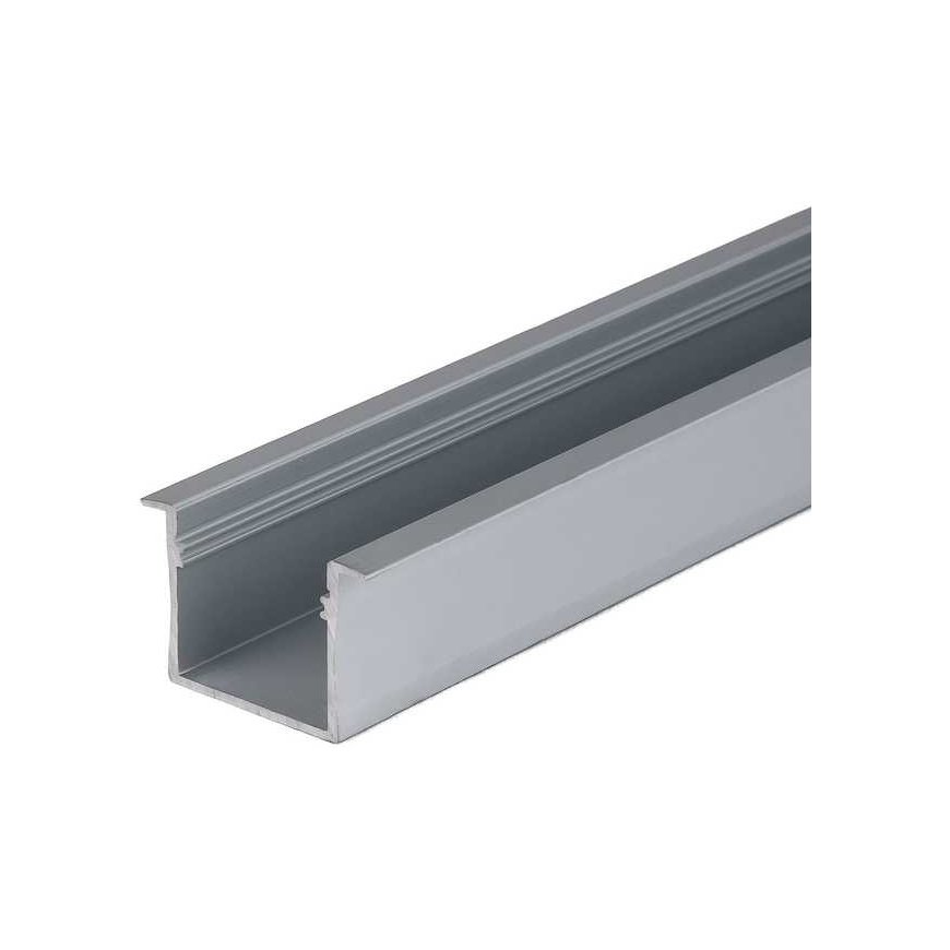 2m LED įleidžiamas profilis aliuminis V-TAC, 2000*30*20mm, pieno spalva. – 3