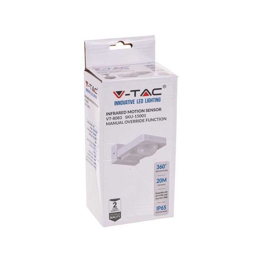 IR judesio daviklis V-TAC, baltas – 5