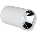Ceiling lamp GU10 bulb holder, V-TAC, round, white + chrome Ceiling lamp GU10 bulb holder, V-TAC, round, white + chrome