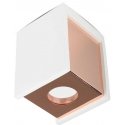 GU10 surface frame V-TAC, square, white/rose gold color.