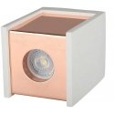 GU10 surface frame V-TAC, square, white/rose gold color.