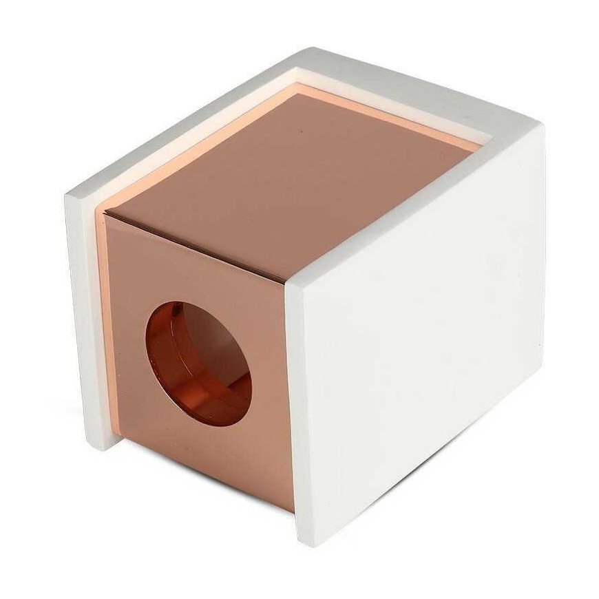 GU10 surface frame V-TAC, square, white/rose gold color. – 4