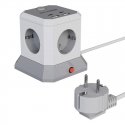 BlitzWolf BW-EC1 4xAC 2xUSB-A 2xUSB-C prailgintuvas BlitzWolf BW-EC1 4xAC 2xUSB-A 2xUSB-C prailgintuvas