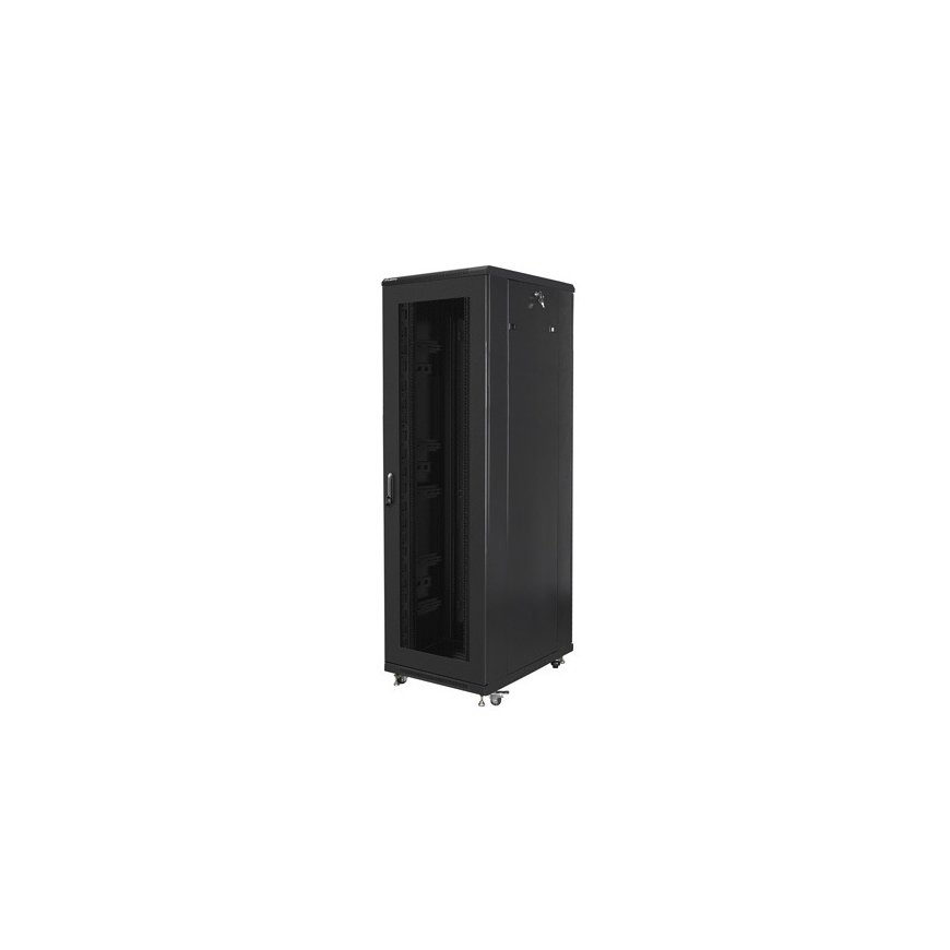 Lanberg FF01-8842-23B телекоммуникационная стойка 42U Отдельностоящая стойка Черный