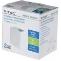 G9 lamp frame V-TAC, square, white G9 lamp frame V-TAC, square, white