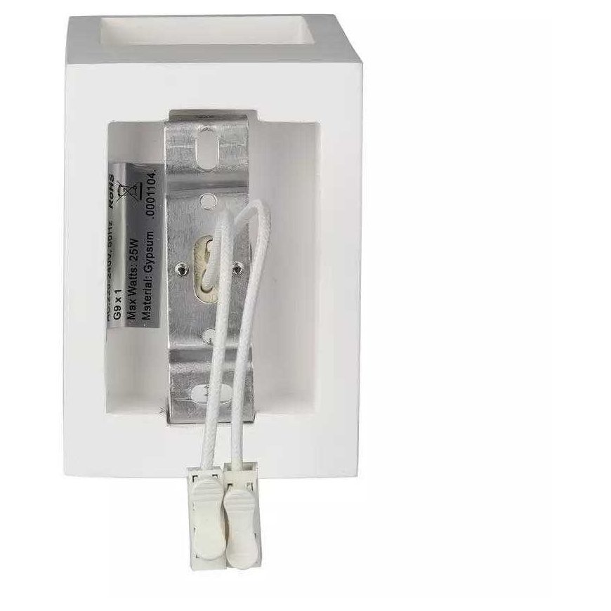 G9 lamp frame V-TAC, square, white – 4